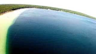 Higgins Lake South State Park Drone Flight Phantom 2 Vision Plus
