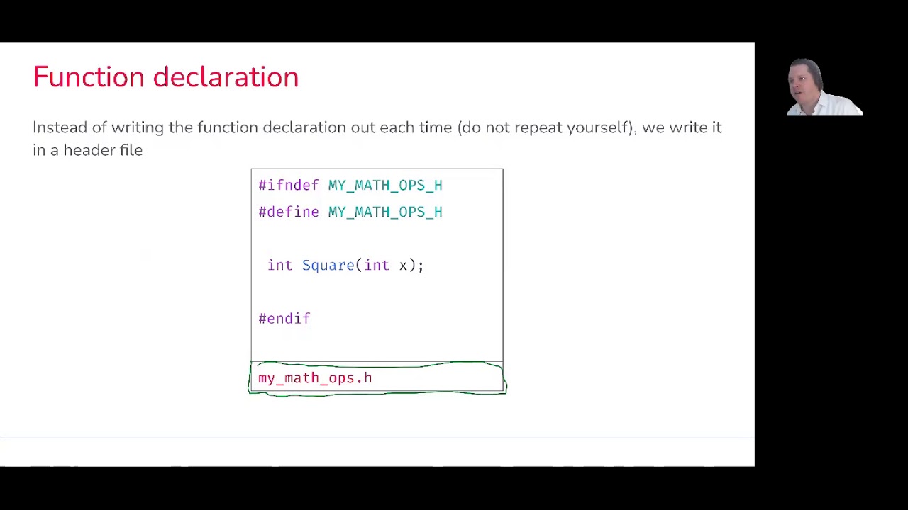 0127b: Writing functions in C++ - YouTube