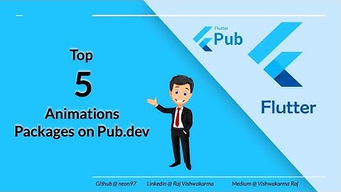 Flutter || Top 5 Animations || Packages || Pub.dev