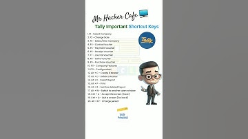 Tally Ke shortcut keys 🔑 #shorts