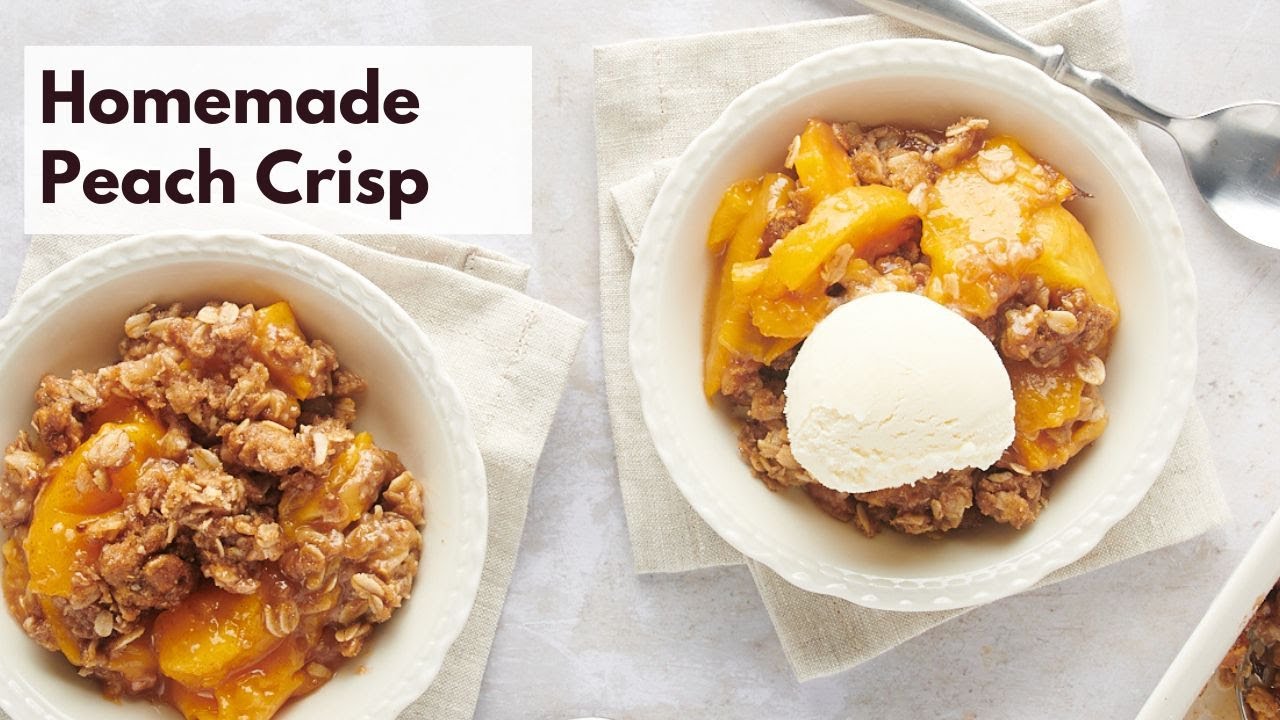 Easy Peach Crisp Recipe | The Ultimate Summer Dessert!