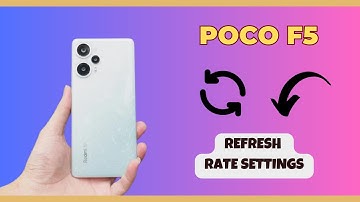 Refresh Rate Settings POCO F5 || How to set refresh rate || How to check Refresh rate