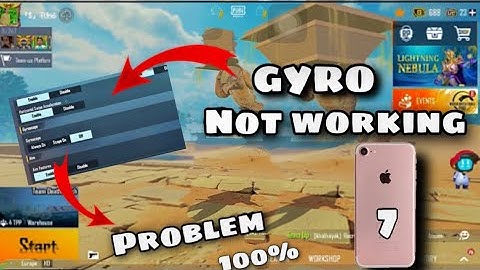 How to Fix Gyroscope Not Working in Iphone 7 | 100 % Fix it in PUBG mobile | BOOST GYRO