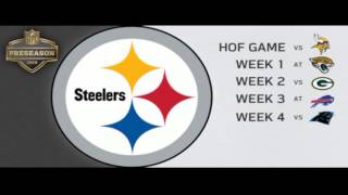 Pittsburgh Steelers 2015: Preseason Schedule