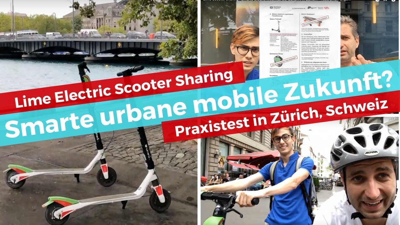 LimeScooter sharing Smarte urbane Mobilität der Zukunft in Zürich