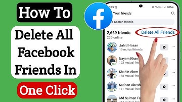 How To Delete All Facebook Friends In One Click (2025) | Delete All Facebook Friends