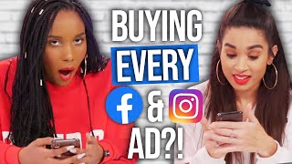Buying Everything Facebook & Instagram Advertises in 10 Minutes!