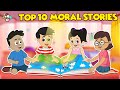 Top 10 Moral Stories | Animated Stories | English Cartoon | Moral Stories | PunToon Kids