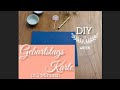 DIY  3 Minuten Geburtstags-Karte #diy #bastelanleitung #tutorial #handmade ##diyprojects #basteln