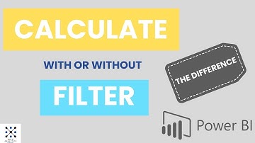 Het fijne verschil tussen CALCULATE met en zonder FILTER Expressie #dax #calculate