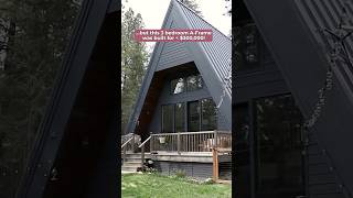 Her Luxury A-Frame Built on a Budget #shorts