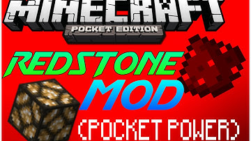 REDSTONE ITEMS IN MCPE! - PocketPower Mod Review - Minecraft PE 0.12.1