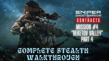 Sniper Ghost Warrior Contracts |Deadeye Walkthrough| Complete stealth walkthrough part 4 | mission 4