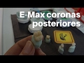 Pasos para Cementación/Adhesión Coronas E-Max Posteriores👅#CoronasDentales #CoronasTotalPorcelana