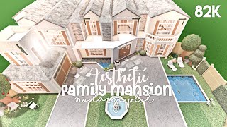 Aesthetic Family Mansion (No Large Plot) | Bloxburg Build