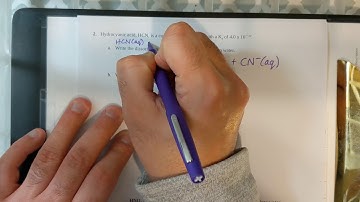 Checking for Understanding XI- Acids & Bases - b (VIDEO ANSWER KEY)