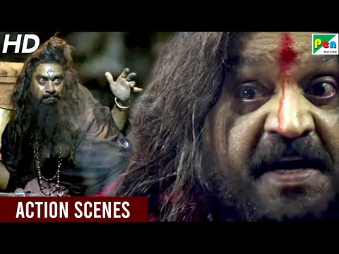 Download Bhayaanak (Rudra Simhasanam) Back To Back Action Scenes | Nikki Galrani, Suresh Gopi