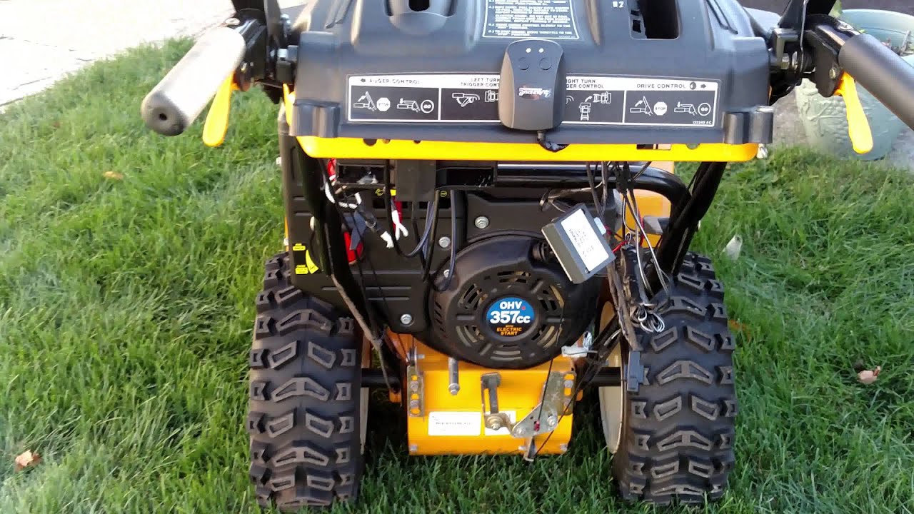 12V DC LED lights on a Cub Cadet 528 Zero Turn Snowblower ... rzt cub cadet wiring diagram 