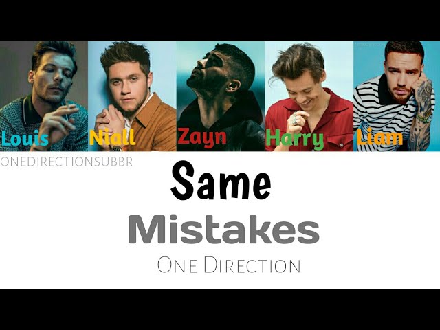 Como cantar Same Mistakes - One Direction  Letra e tradução de música.  Inglês fácil