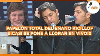 PAPELÓN TOTAL DE KICILLOF EN LA VOTACIÓN CON LOS PERIODISTAS ENSOBRADOS: "ESTÁ EMOCIONADO"