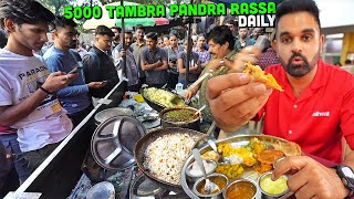 India's Biggest Food Tour KOLHAPUR to GOA Ep38  Tambda Pandra Rassa, Konkani Thali, Amboli Usal