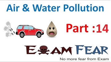 Biology Air Water Pollution Part 14 (Water pollution : causes) Class 8  VIII