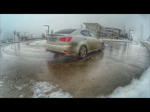 Lexus IS250 Stage1+ Drifting and touch of the bumper