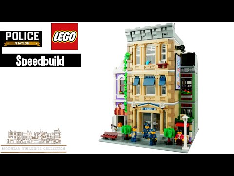 LEGO &#39;Police Station&#39; 10278 | Modular Buildings Collection 2021 - LEGO Speed Build