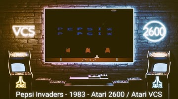 Pepsi Invaders - 1983 - Atari 2600 ( Atari VCS )