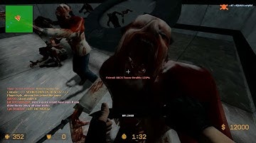 Counter Strike Source Zombie Escape mod online gameplay on Portal Story #2