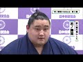 大相撲　若ノ勝関（宇都宮出身）新入幕　「憧れの幕内。情けない相撲は取れない」