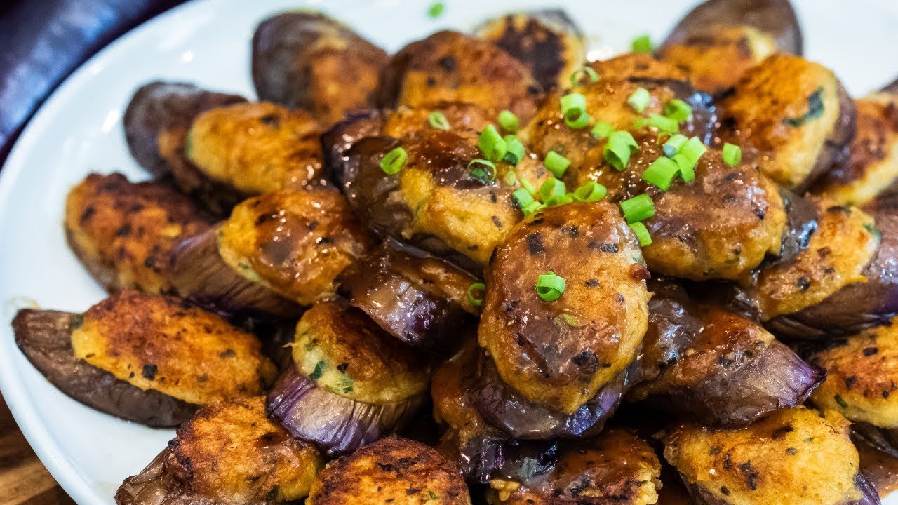 Stuffed Eggplant Recipe (Hakka Style) | Souped Up Recipes