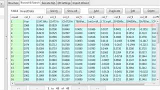 SQLite 03: Importing EXCEL into SQLite