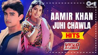 Aamir Khan Juhi Chawla Hits | 90s Love Hindi Songs | Video Jukebox | Best Romantic Songs