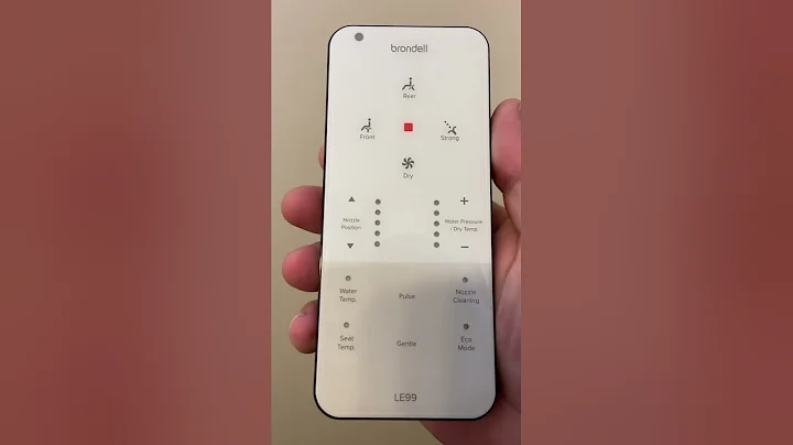 Brondell LE99 bidet. Up close and personal