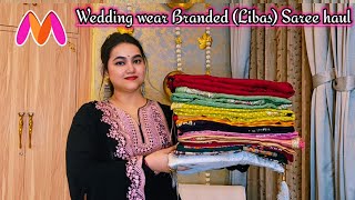 Wedding Wear Branded Libas Saree Haul From Myntra