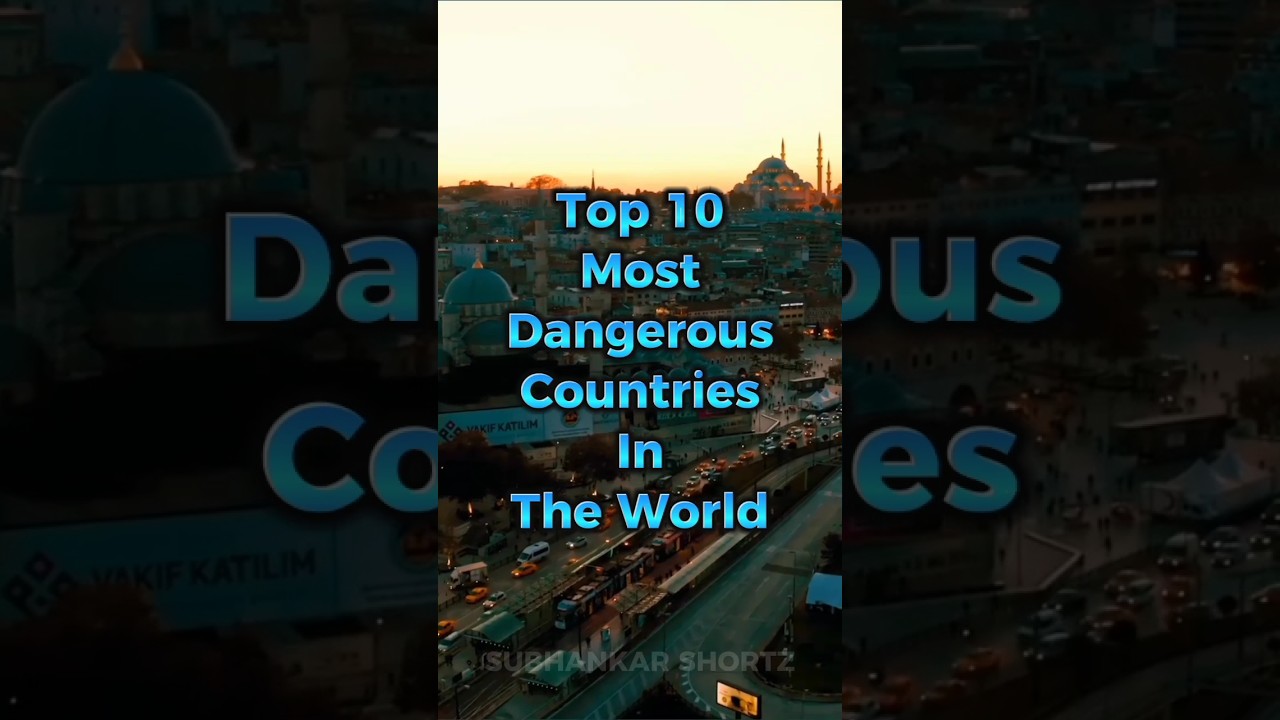 Top 10 Most Dangerous Countries In The World 2023 #shorts @SubhankarShortz