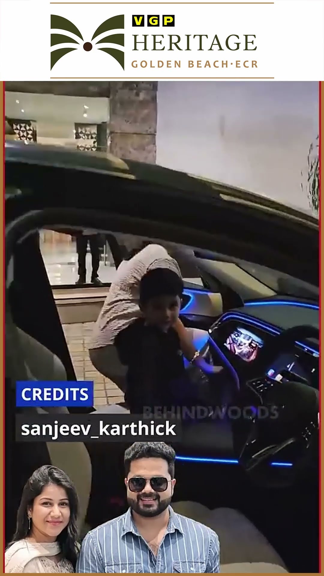 'Alya,arsh,aila வேகமா Car-ல ஏறுங்க' ❤ புது Car-ல Round கிளம்பிய sanjeev