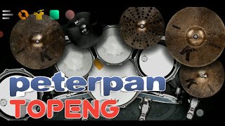 PETERPAN - TOPENG (Real Drum Cover)