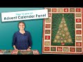 Sew a fabric Advent Calendar for Christmas 🎄A keepsake you'll use year after year!