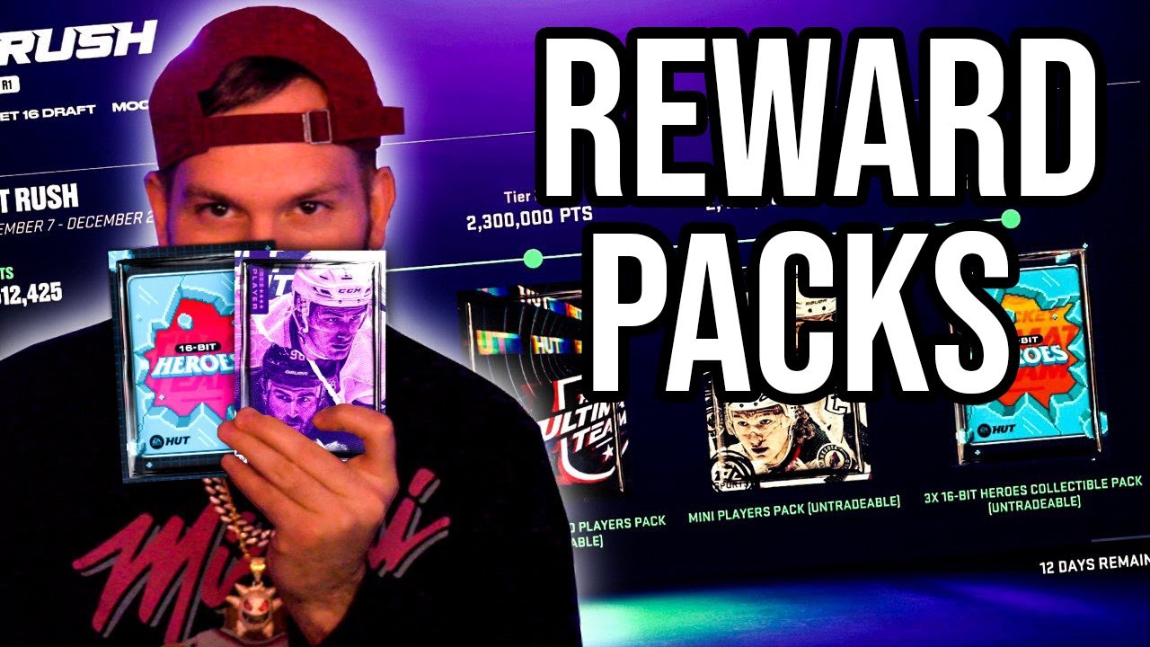 OPENING 40 PACKS! HUT RUSH + RIVAL REWARDS | NHL 22 HUT REWARD PACKS