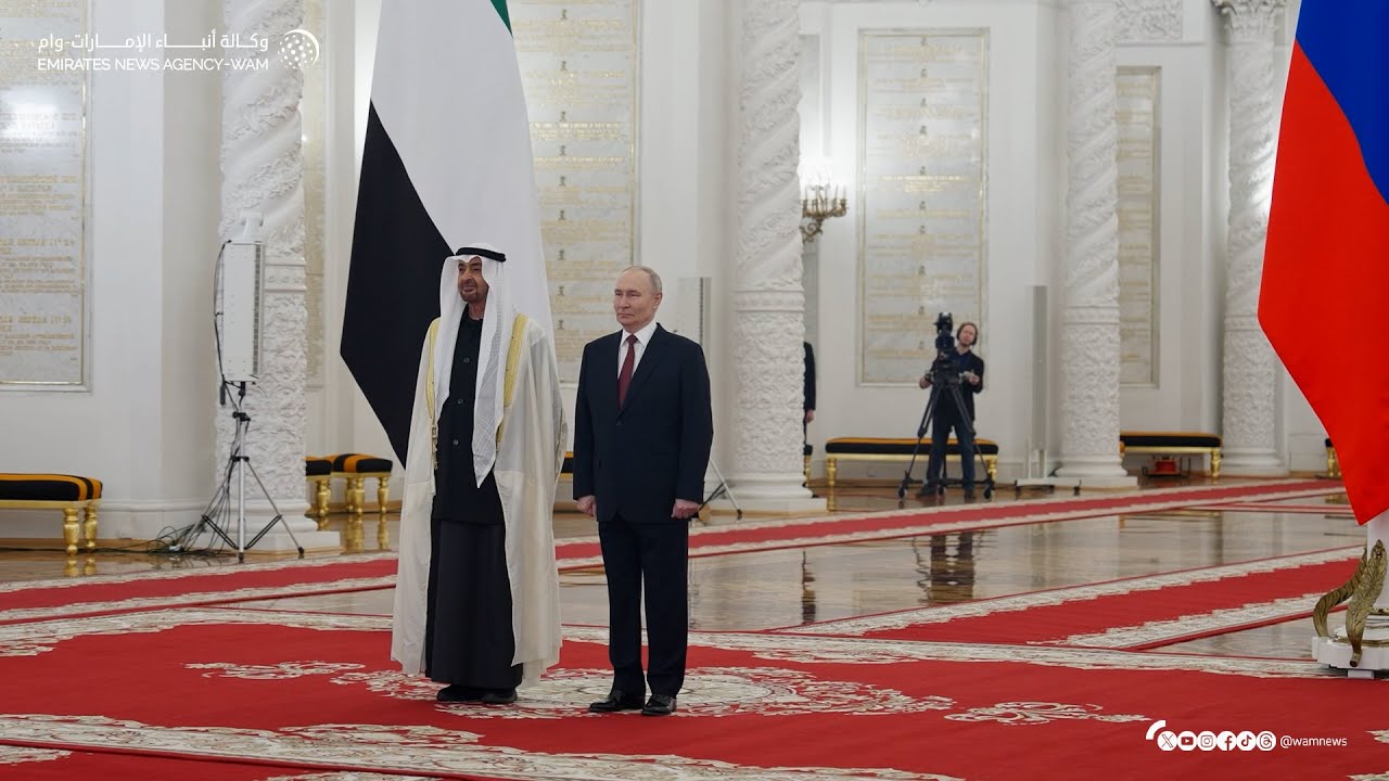 رئيس الدولة والرئيس الروسي يبحثان في موسكو تعزيز التعاون في إطار الشراكة الإستراتيجية بين البلدين