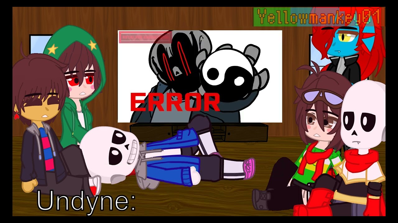 Undertale Reacts to VHS Sans vs Last Breath Sans