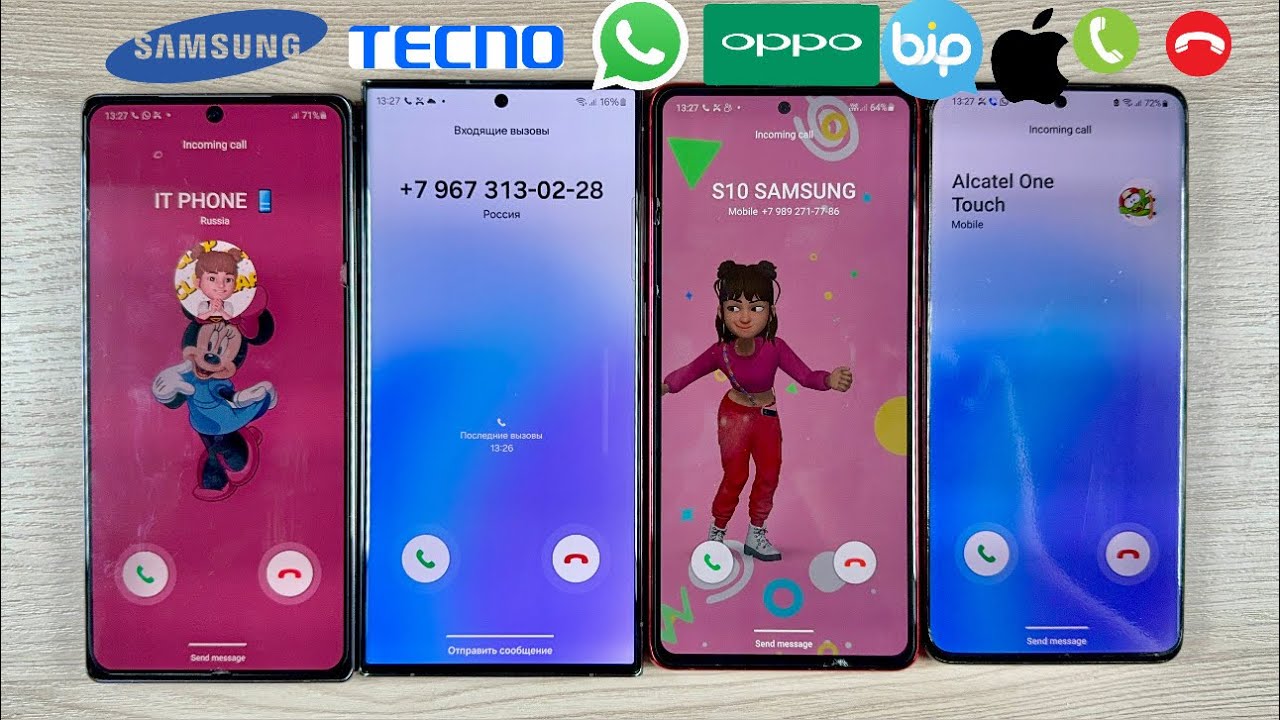 Incoming Calls Samsung Note 20 vs Samsung Galaxy Note 10 vs S20+ vs ...