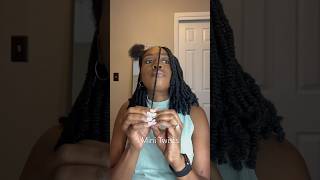 Mini Twists with extensions #minitwists #naturalhairtutorial