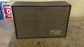 Playing around with a GE Porta-fi remote powered speaker