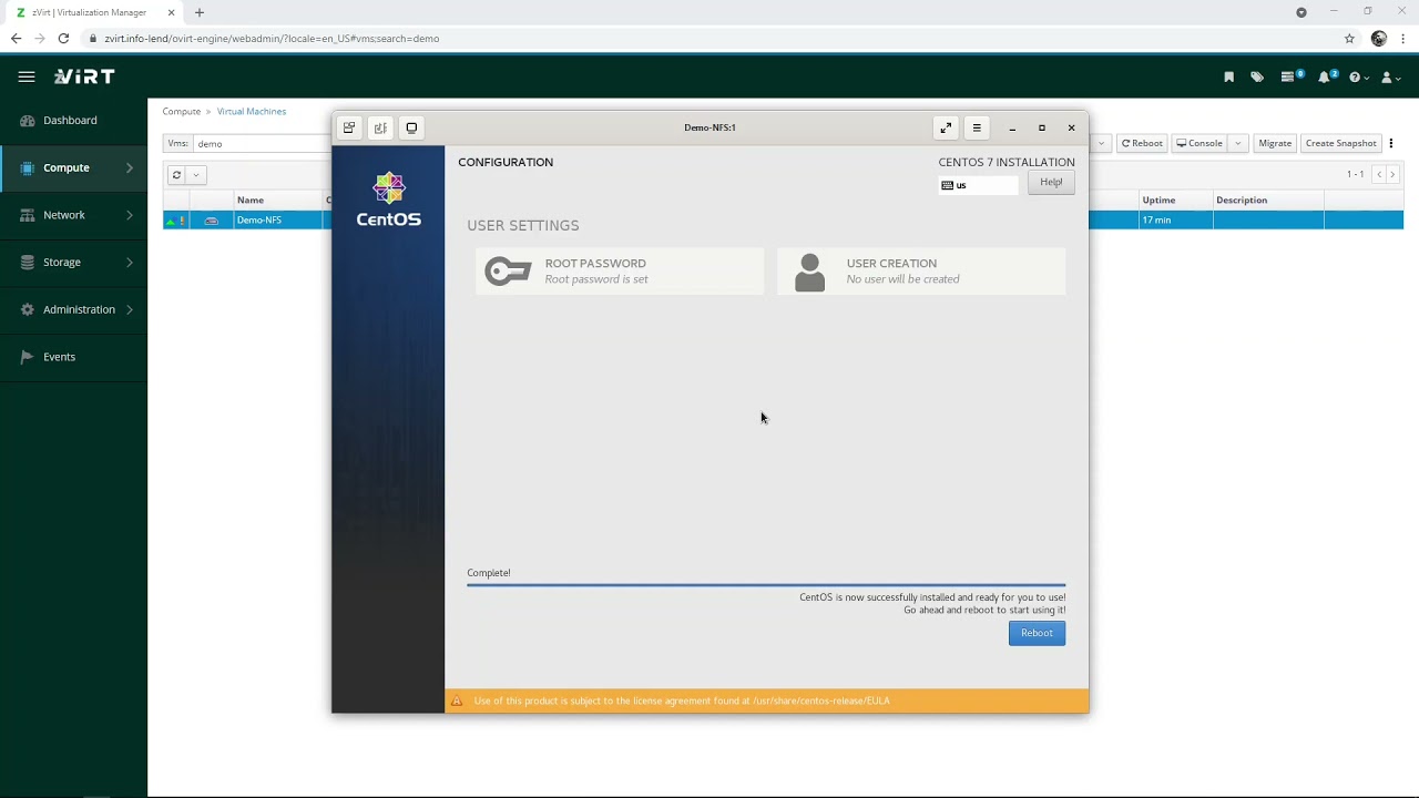 01. Создание NFS-хранилища на базе CentOS 7