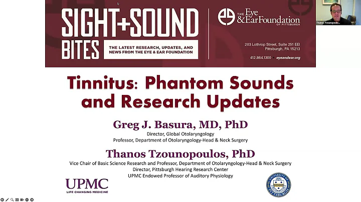 Sight + Sound Bites: Tinnitus Phantom Sounds and Research Updates