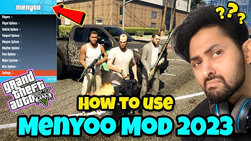 HOW TO USE MENYOO TRAINER IN GTA 5 | MENYOO MOD FULL DETAILS | GTA 5 Mods 2023 Hindi/Urdu