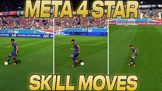 META EFFECTIVE 4* SKILL MOVES| BEST 4* SKILLS TO BEAT DEFENDERS| FIFA 22 ULTIMATE TEAM